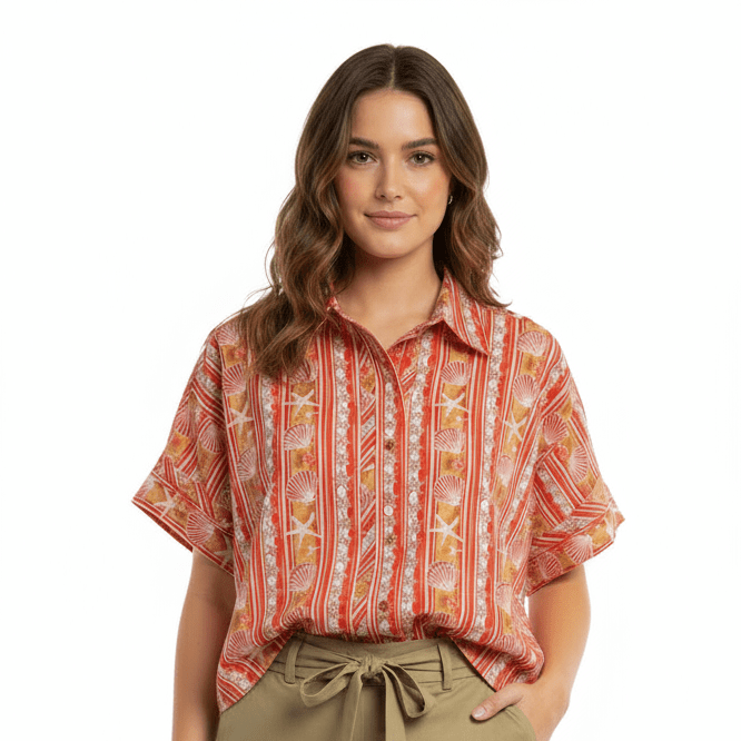 Merris Boxy Blouse - Chatsworth Boutique