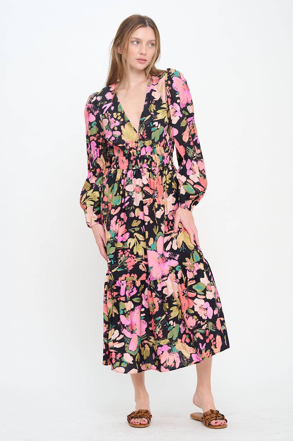 Midnight Garden Maxi Dress - Chatsworth Boutique