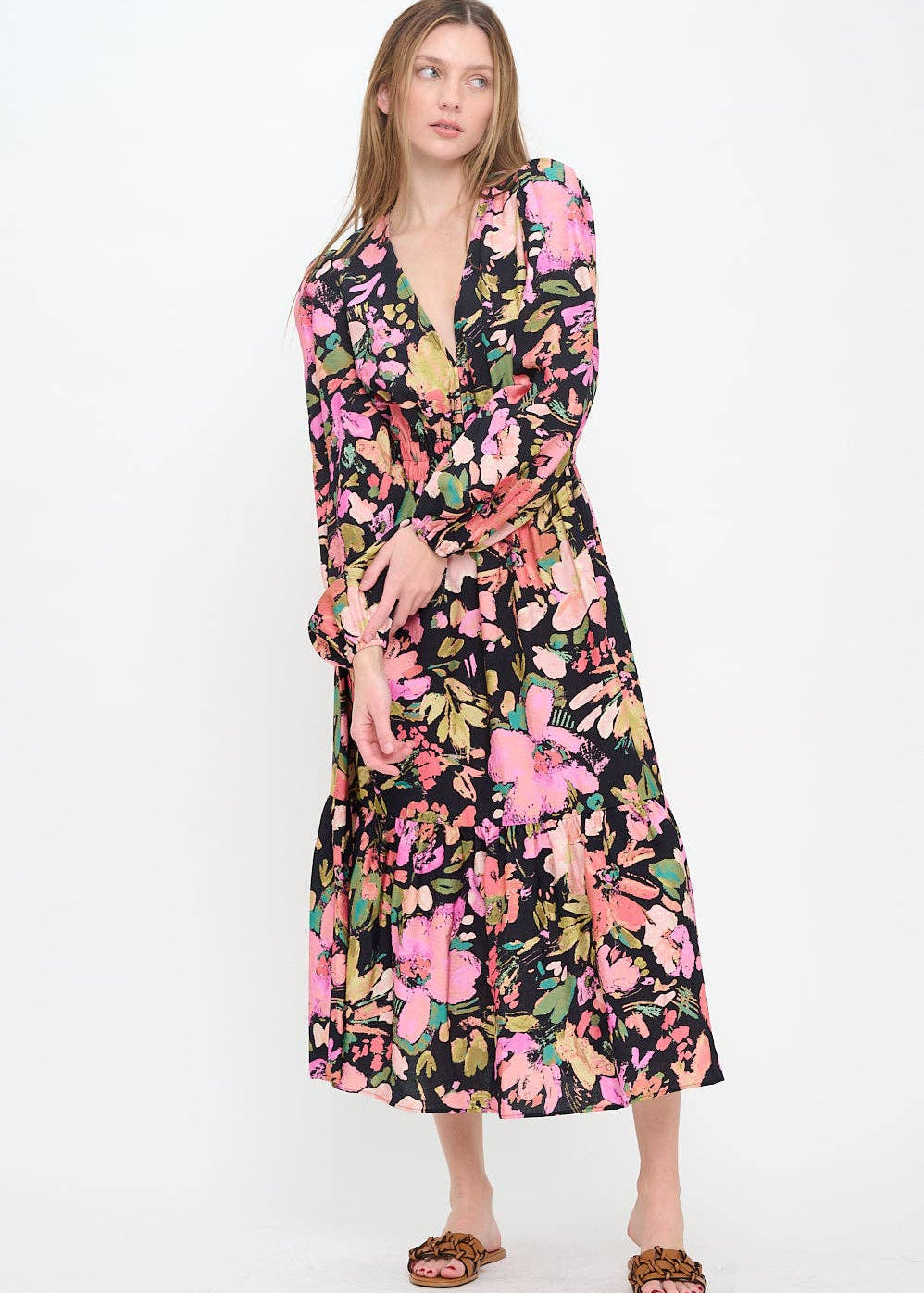 Midnight Garden Maxi Dress - Chatsworth Boutique