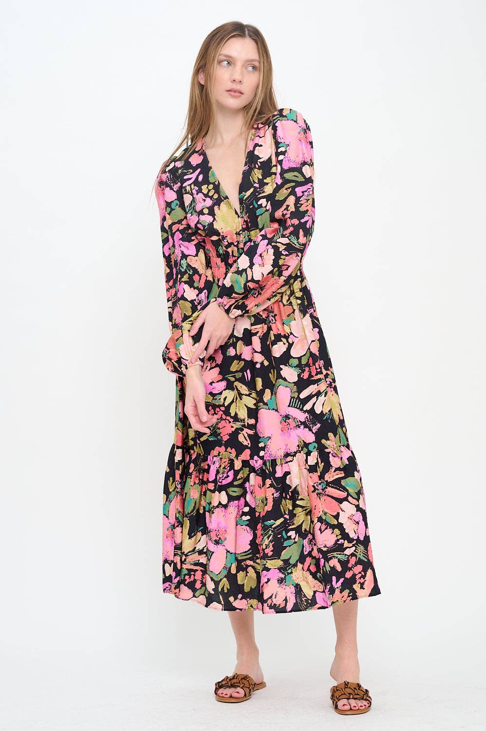 Midnight Garden Maxi Dress - Chatsworth Boutique