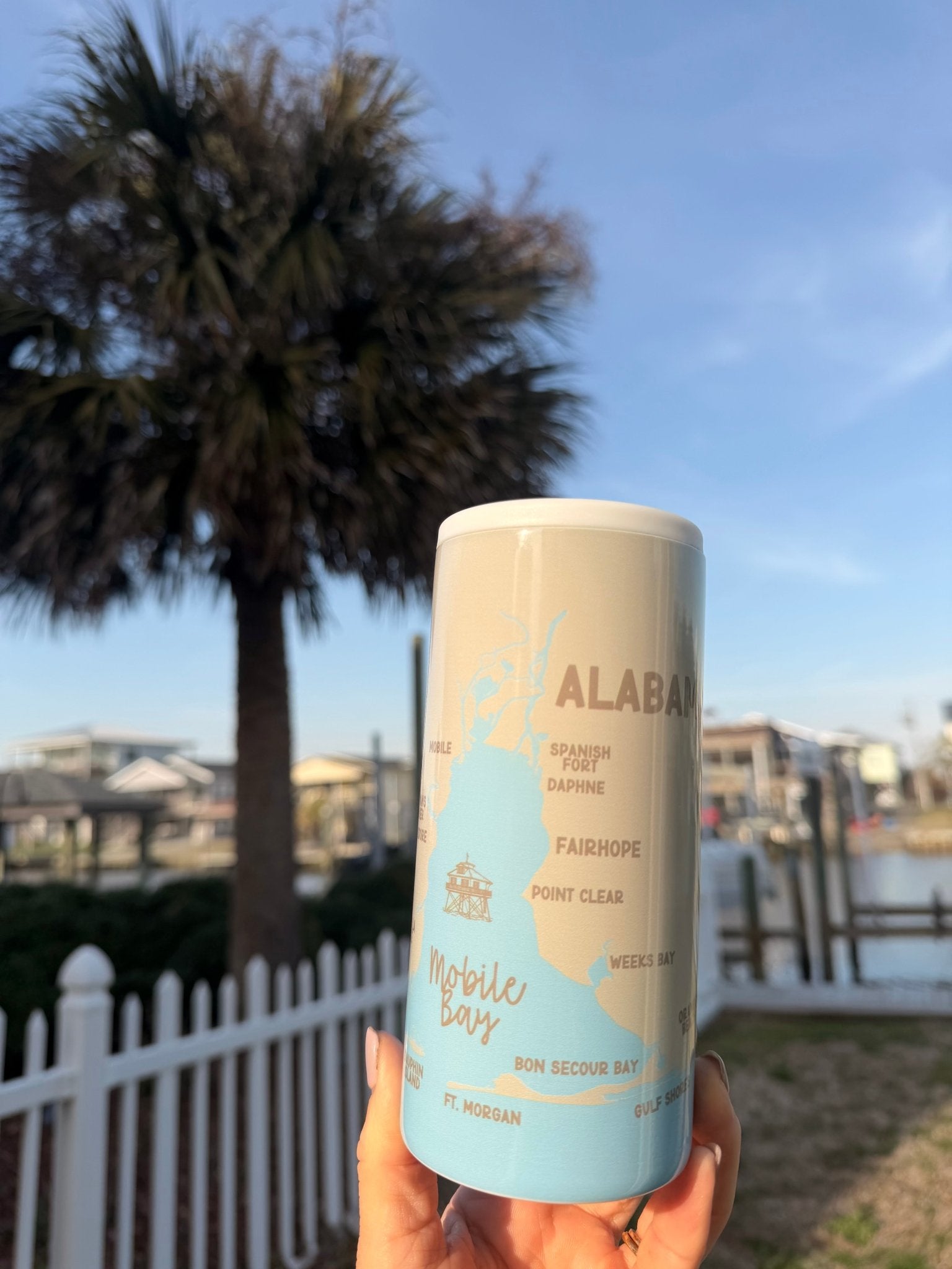 Mobile Bay Slim Can Cooler - Chatsworth Boutique
