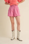 Scallop Edge Shorts