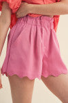 Scallop Edge Shorts