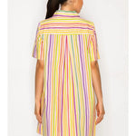 Multi Stripe Collared Mini - Chatsworth Boutique