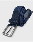 Navy Woven Belt - Chatsworth Boutique
