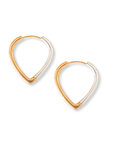 Nora Two - Tone Hoops - Chatsworth Boutique