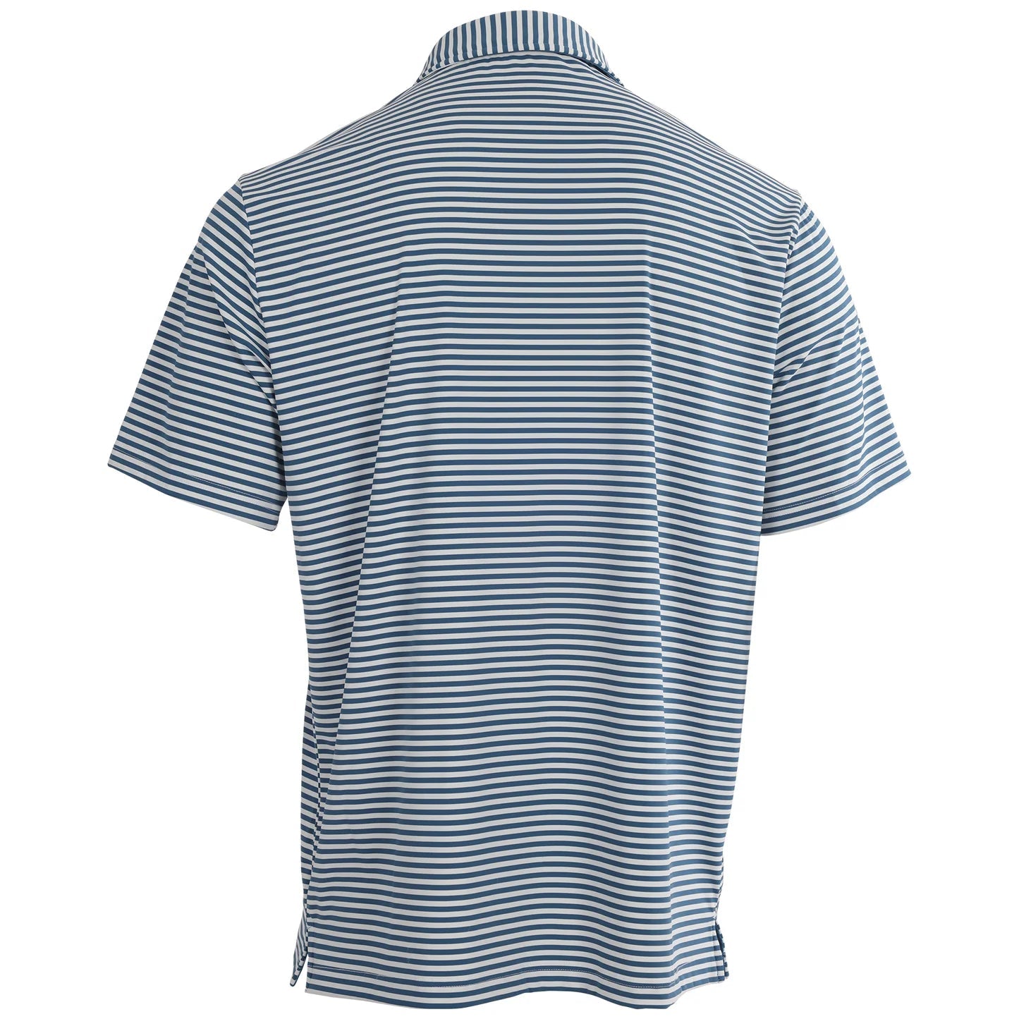 Ocean Depths/White Polo - Chatsworth Boutique