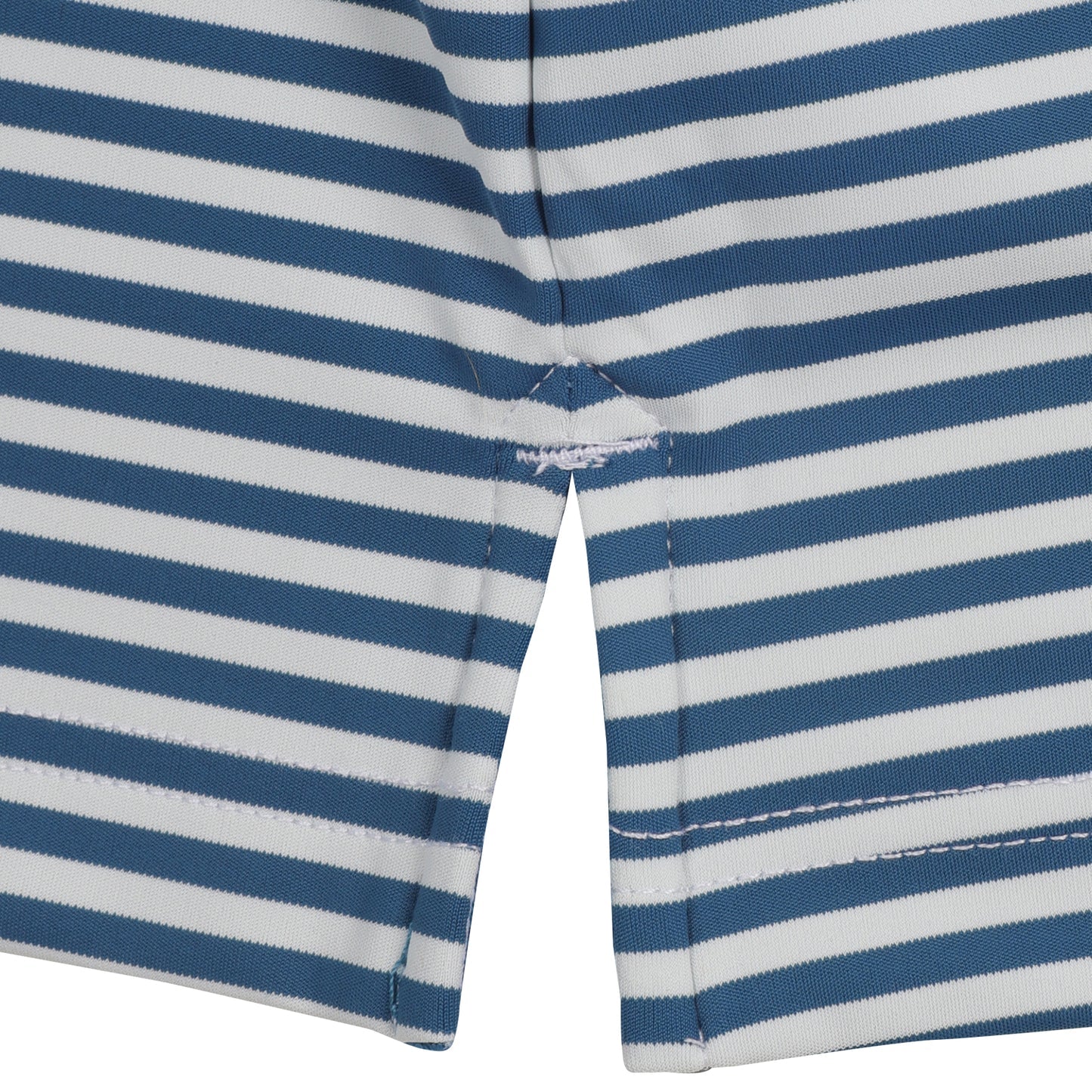 Ocean Depths/White Polo - Chatsworth Boutique
