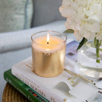 One - Wick Gold Leaf Candle - Chatsworth Boutique