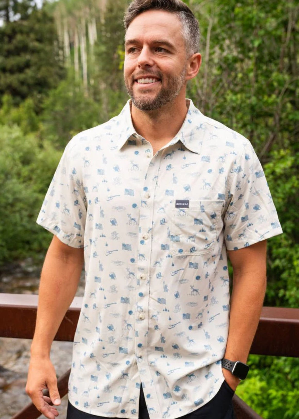 Perf. Button Down America The Great - Chatsworth Boutique