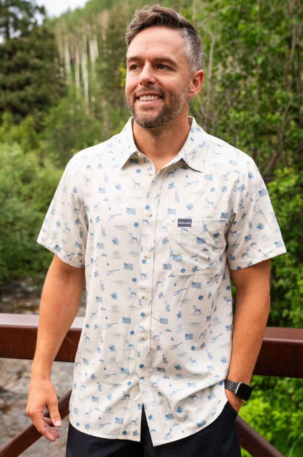Perf. Button Down America The Great - Chatsworth Boutique