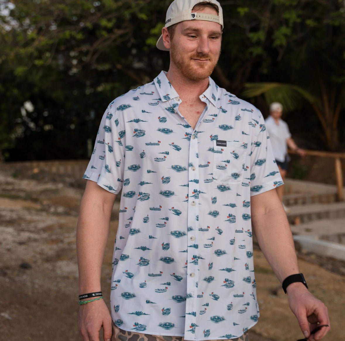 Perf. Button Down Lake Weekend - Chatsworth Boutique