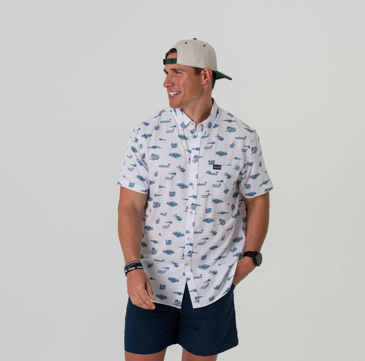 Perf. Button Down Lake Weekend - Chatsworth Boutique