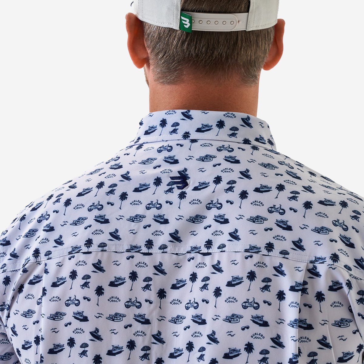 Perf. Button Down On The Water - Chatsworth Boutique