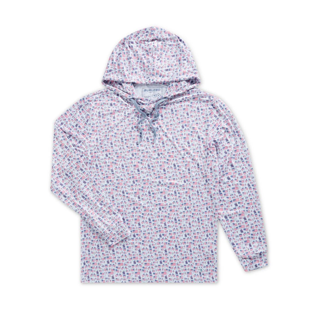 Perf. Hoodie Old Glory - Chatsworth Boutique