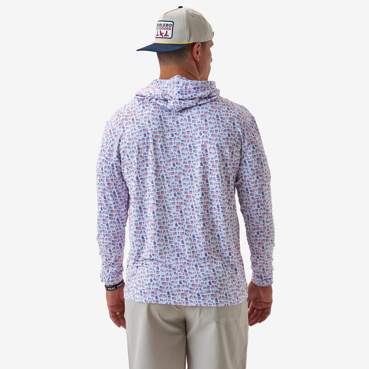 Perf. Hoodie Old Glory - Chatsworth Boutique
