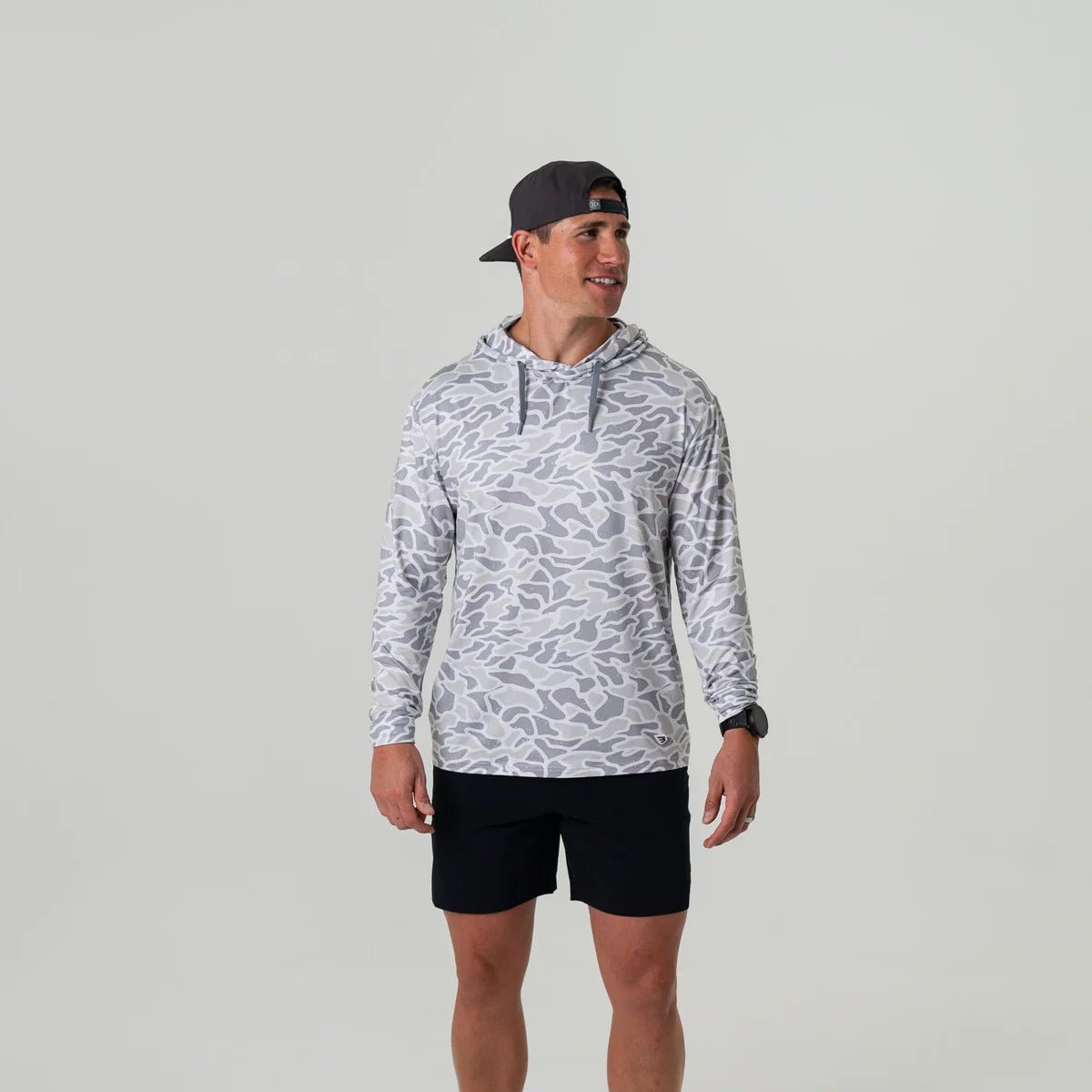 Perf. Hoodie White Camo - Chatsworth Boutique