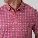 Perf. Polo American Flag - Chatsworth Boutique