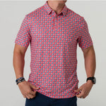 Perf. Polo American Flag - Chatsworth Boutique