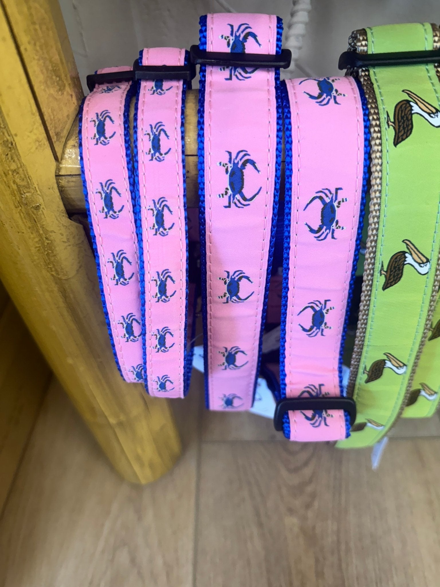 Pink Crab Dog Collar - Chatsworth Boutique