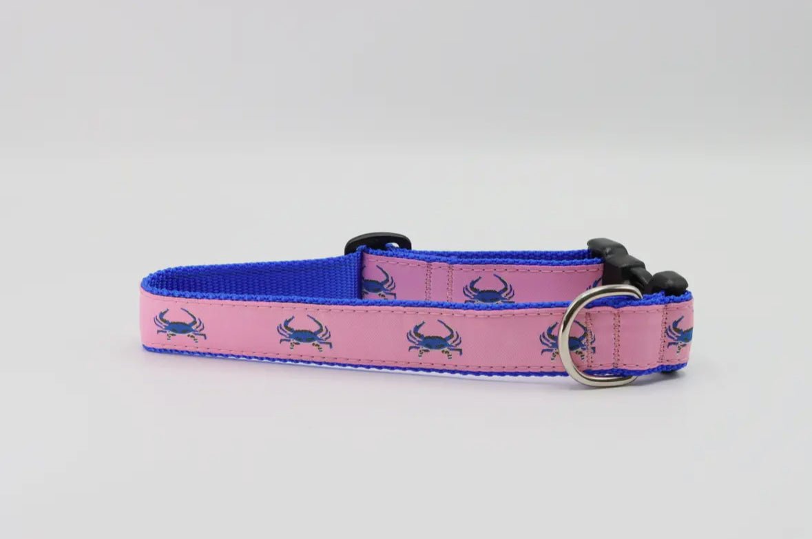 Pink Crab Dog Collar - Chatsworth Boutique