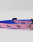 Pink Crab Dog Collar - Chatsworth Boutique