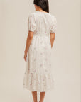 Pink Eyelet Midi Dress - Chatsworth Boutique