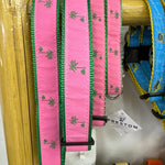 Pink Palm Dog Collar - Chatsworth Boutique