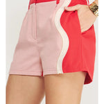 Pink Wavy Shorts - Chatsworth Boutique