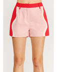 Pink Wavy Shorts - Chatsworth Boutique