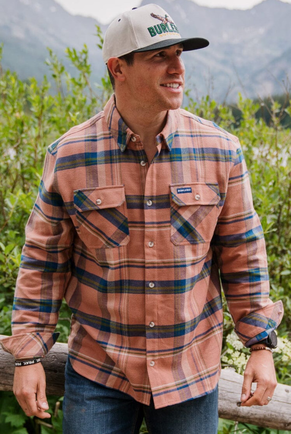 Plaid Flannel Shirt Sand - Chatsworth Boutique