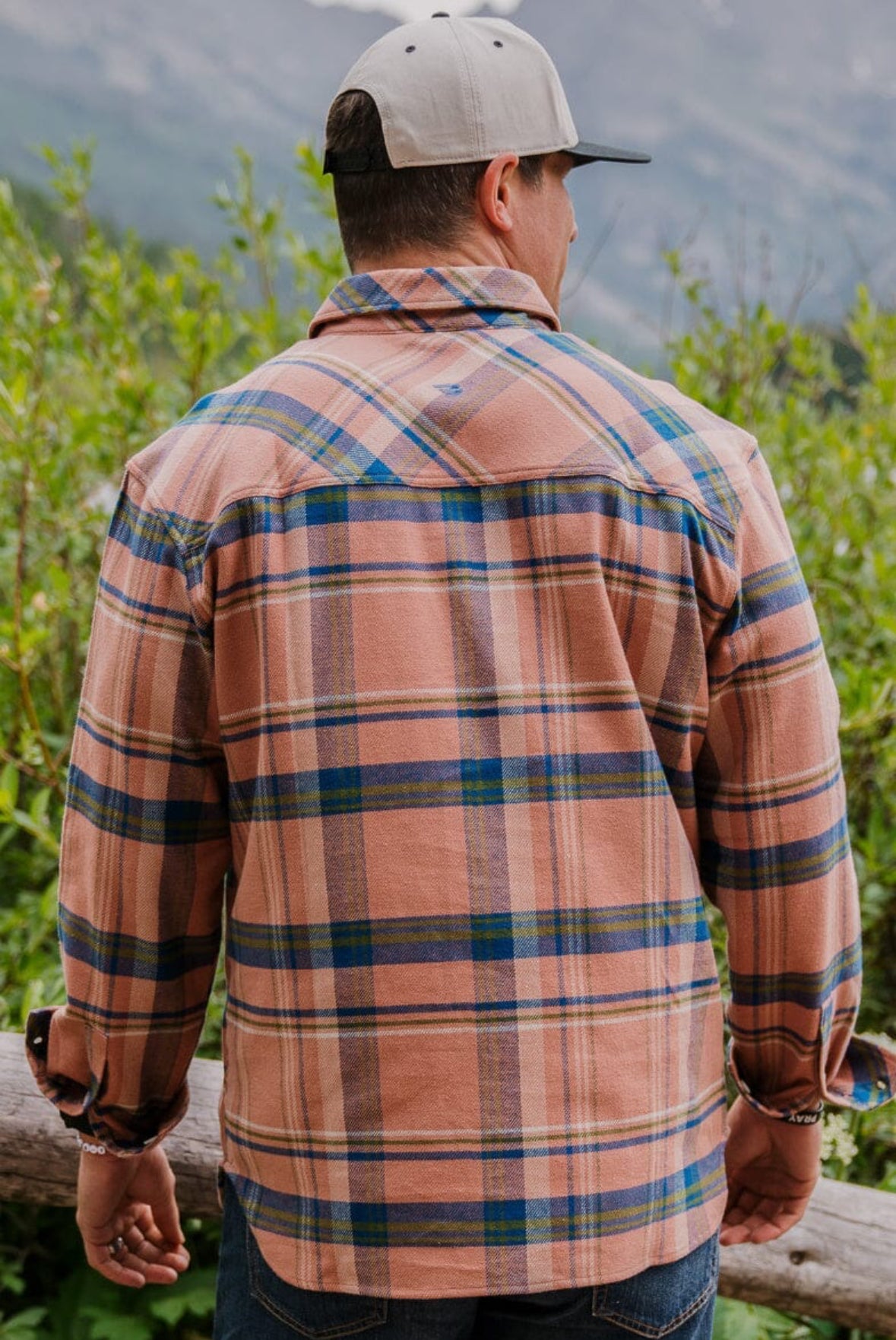 Plaid Flannel Shirt Sand - Chatsworth Boutique
