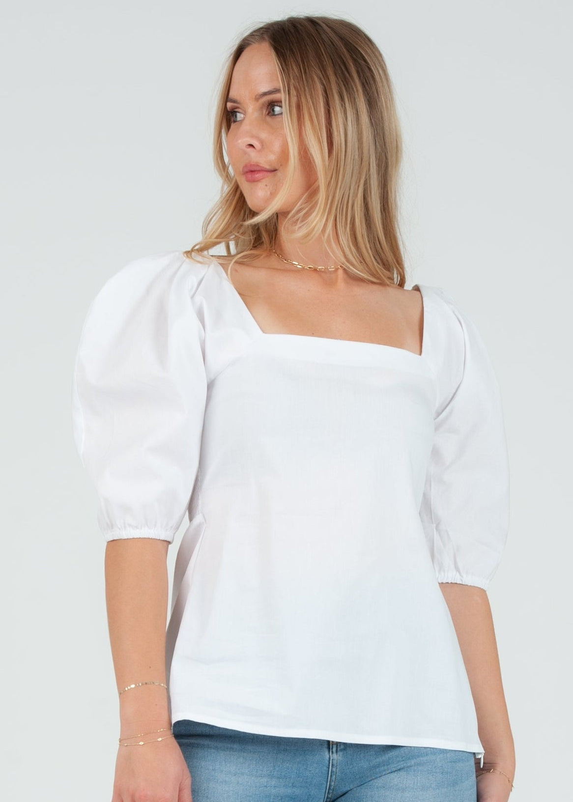 Poplin SS Blouse - Chatsworth Boutique