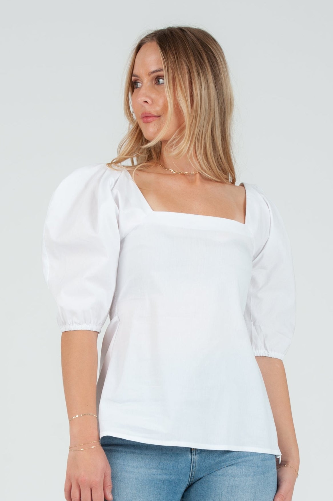 Poplin SS Blouse - Chatsworth Boutique