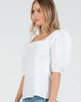 Poplin SS Blouse - Chatsworth Boutique