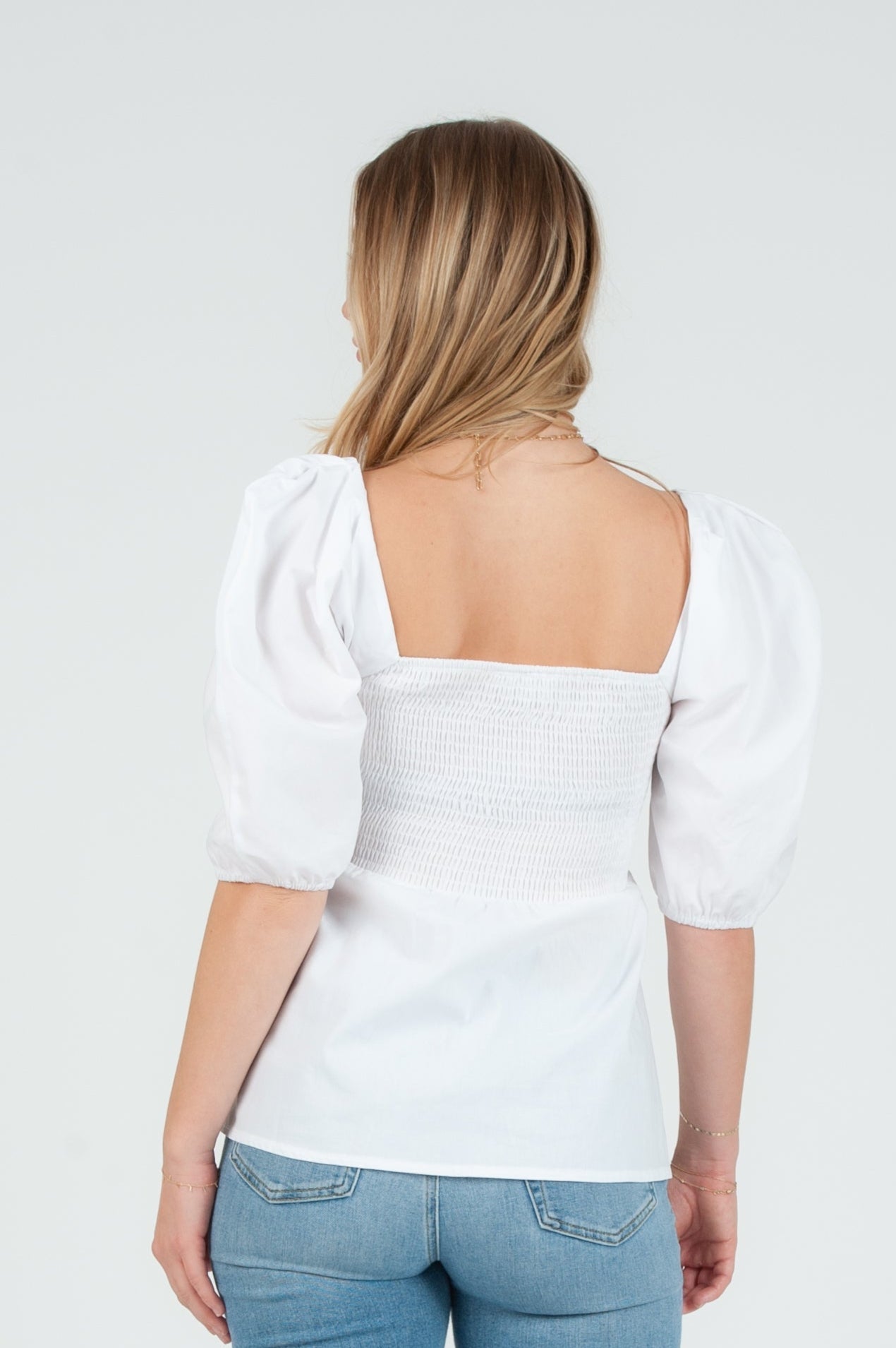 Poplin SS Blouse - Chatsworth Boutique