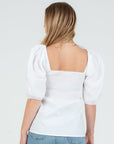 Poplin SS Blouse - Chatsworth Boutique
