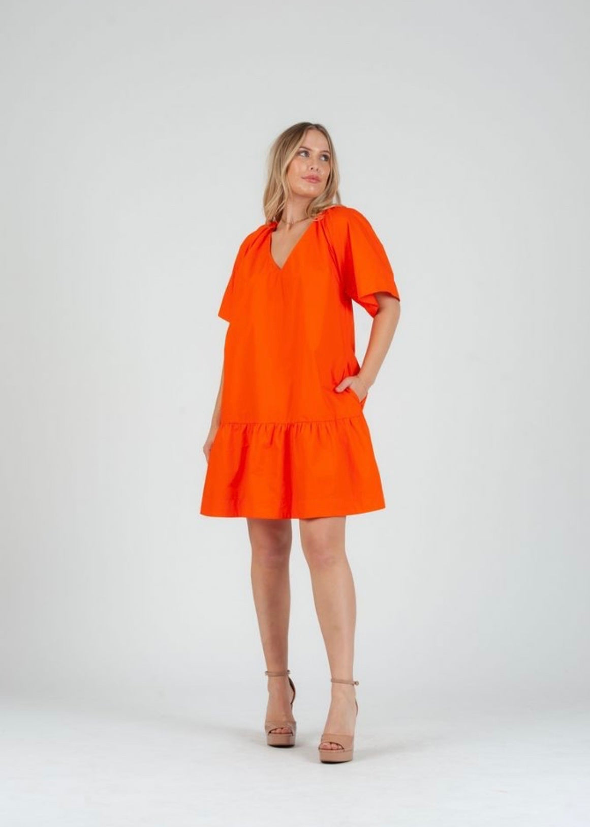 Poplin SS Dress - Chatsworth Boutique