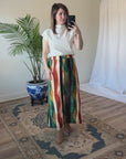 Fall Color Midi Skirt