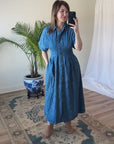 Gretl Denim Midi Dress
