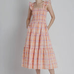 Printed Tiered Midi Dress - Chatsworth Boutique