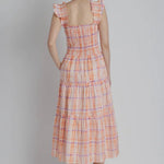 Printed Tiered Midi Dress - Chatsworth Boutique