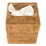 Rattan Column Tissue Box Cover - Chatsworth Boutique