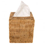 Rattan Column Tissue Box Cover - Chatsworth Boutique