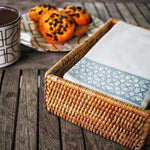 Rattan Guest Towel - Rectangular Napkin Holder - Chatsworth Boutique