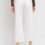 Raw Hem Wide Leg Crop - Chatsworth Boutique