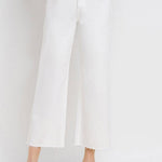 Raw Hem Wide Leg Crop - Chatsworth Boutique