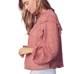 Red Dotted Blouse - Chatsworth Boutique