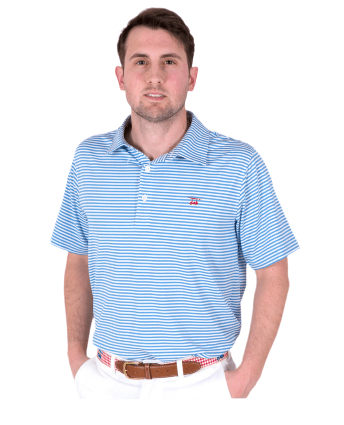 Regatta/White Stripes Polo - Chatsworth Boutique