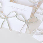 Rhinestone Statement Bow Holiday Earrings - Chatsworth Boutique